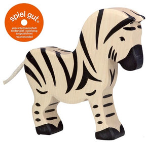 Zebra Goki Holztiger. 15cm.