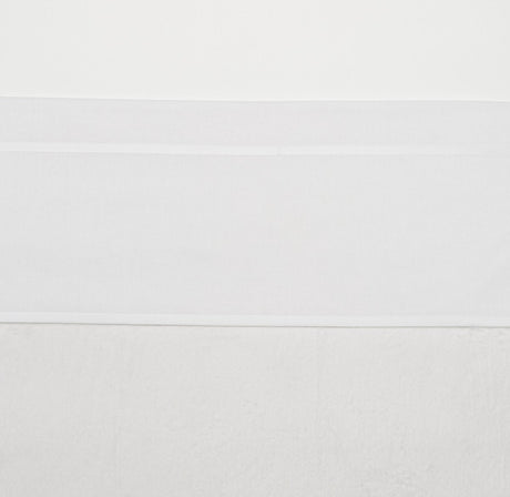 Prześcieradło do łóżeczka dziecięcego Meyco - białe - 75x100cm - 0,3 tog