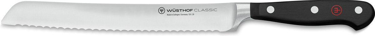 Wusthof - classic broodmes met golfsnede 20 cm