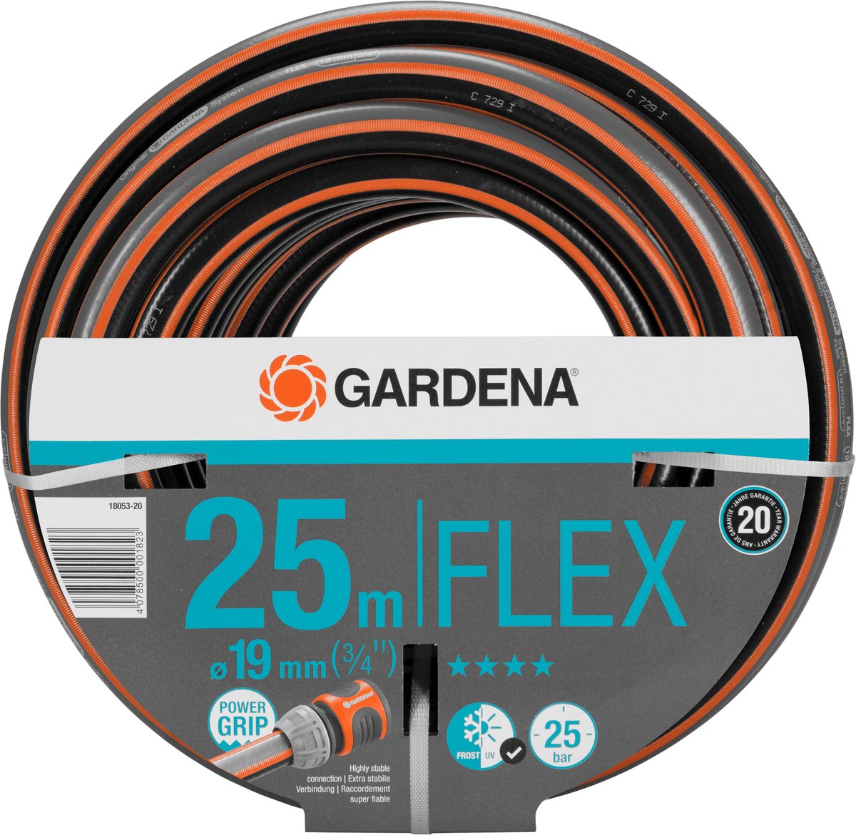 Wąż ogrodowy Gardena Comfort Flex - 25 metrów - 19 mm