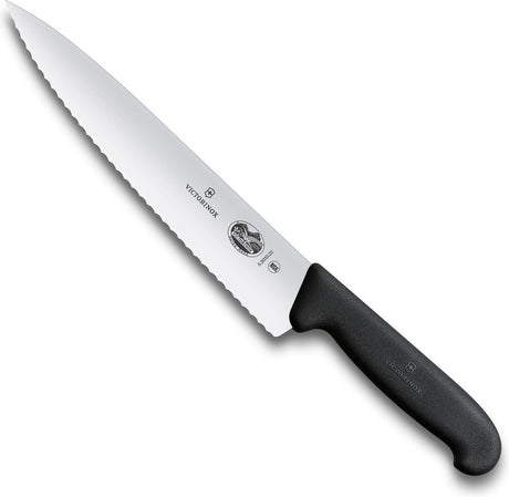 Nóż szefa kuchni Victorinox Fibrex 22 cm ząbkowany