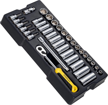 Seria transmodule Stanley - zestaw kluczy nasadowych - 3 8 - 36 sztuk - profesjonalny