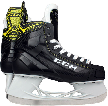 Ccm - supertacks 9355 - łyżwy hokejowe - łyżwy męskie - dla dorosłych - czarne - wzmocnione wsparcie speedblade ze stali nierdzewnej - regularny krój - rozmiar eu 48