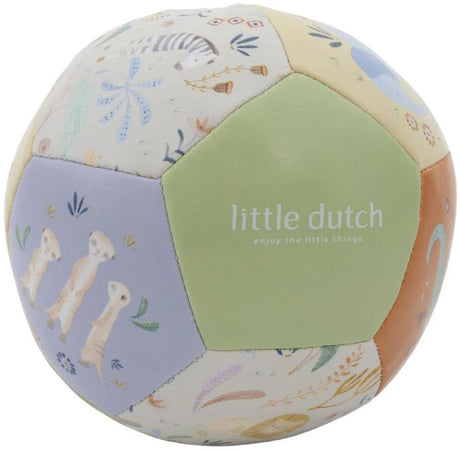 Little dutch safari friends softbal - ø12,5 cm - groen