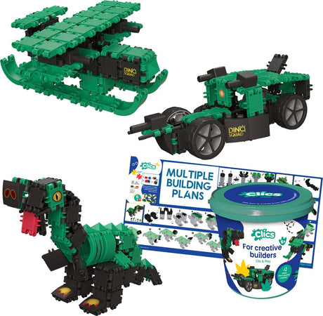 Clics Building Blocks Dino World