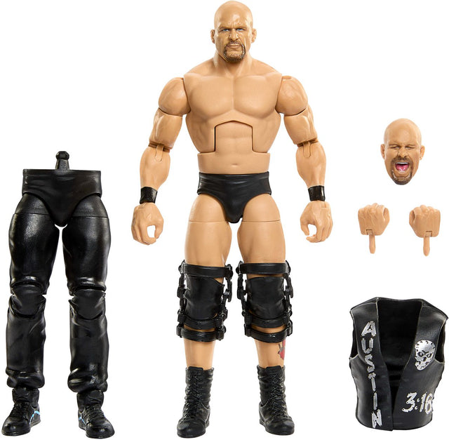 Figurka Mattel WWE Steve Austin 6-calowa zabawka Summerslam.