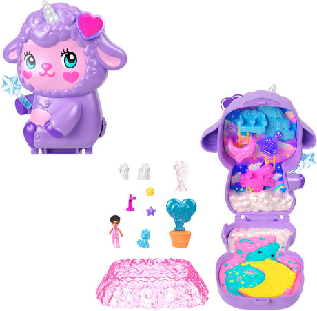 Przytulna owieczka z krainy snów Polly Pocket – kompaktowy zestaw figurek do zabawy