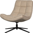 Woood maudi draaifauteuil - polyester - naturel - 84x74x86