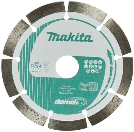 Akcesoria Makita Makita D-80086 tarcza diamentowa 125x22,23x1,8mm