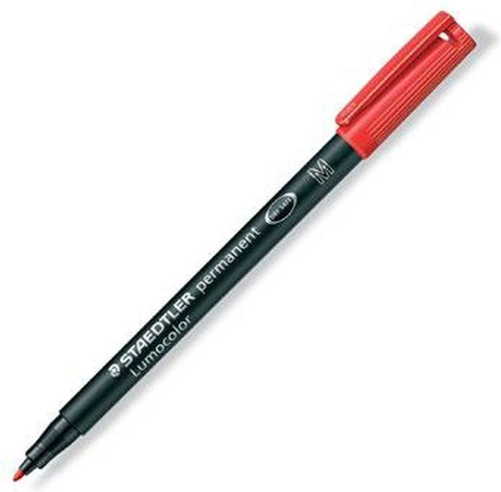 Zakreślacz permanentny Staedtler lumocolor 317-2 m czerwony (10 sztuk)
