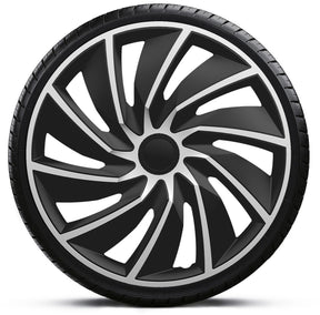 Gorecki wieldoppenset turbo van 17 zwart zilver