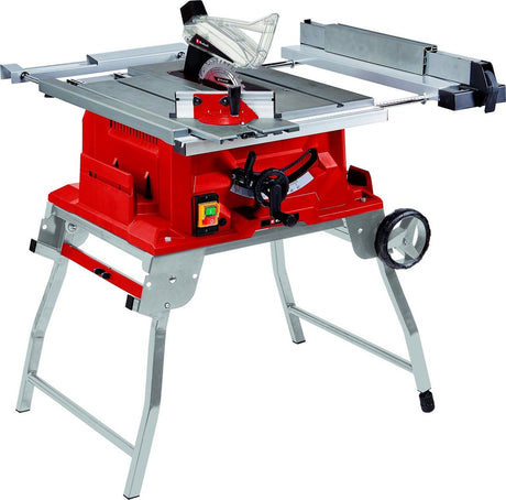 Elektryczna piła tarczowa formatowa Einhell te-cc 250 uf - 2000 w - ø250 mm - brzeszczot piły 45° odchylany w 1 stronę - w zestawie. Brzeszczot o 48 zębach
