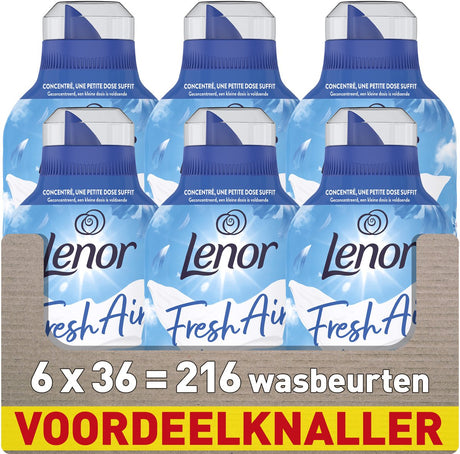 Płyn do płukania Lenor Fresh Air – poranna świeżość – 6 x 36 prań