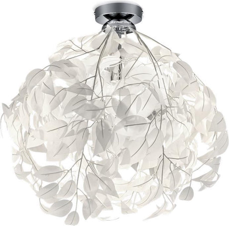 Rl Live Your Light Reality Leavy – lampa sufitowa – chrom – wył. 1x E27 8,5 W - źródło światła Osram - świecące w górę i w dół - nie nadaje się do ściemniania