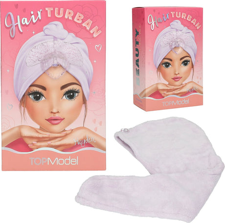 Depesche - topowy turban do włosów - piękno i ja
