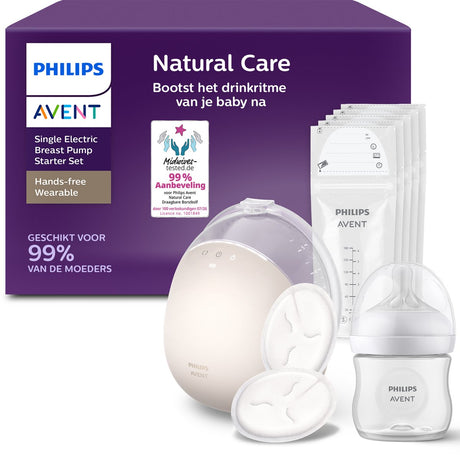 Philips avent natural care - borstkolf - enkel elektrisch - handsfree - lekvrij - draadloos - scf494 21