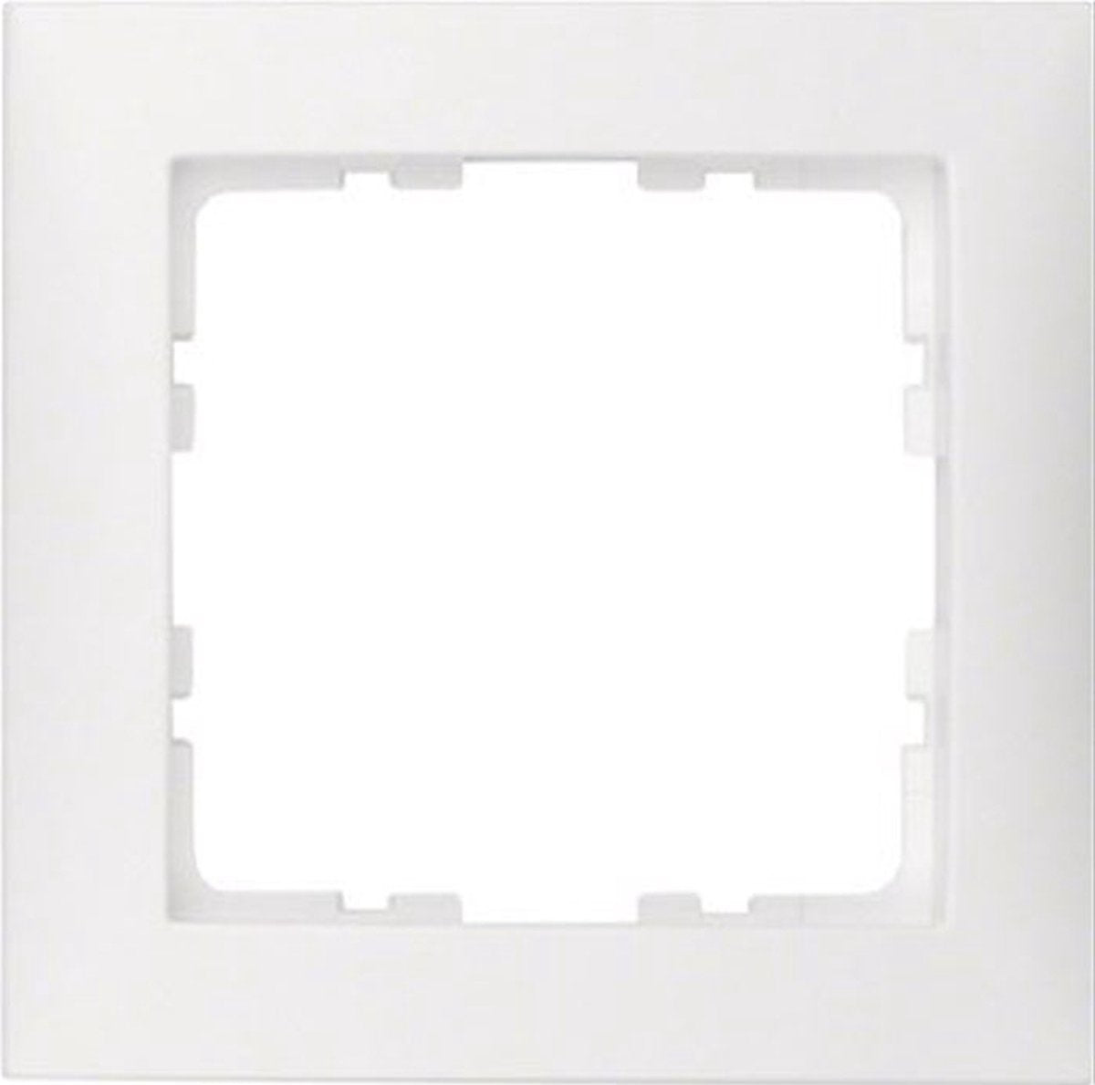 Ramka pojedyncza na ladę LED - biały - brzoza