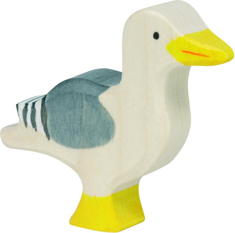 Zwierzęta morskie Holztiger - mewa - 6x2x6cm - figura drewniana - ręcznie robiona