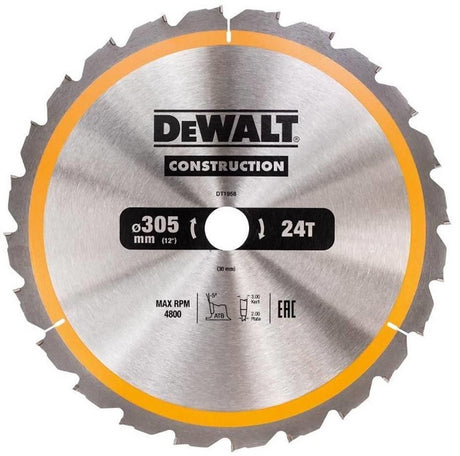 Dewalt dt1960-qz - brzeszczot tarczowy - 305mm - 60 zębów - geometria ATB