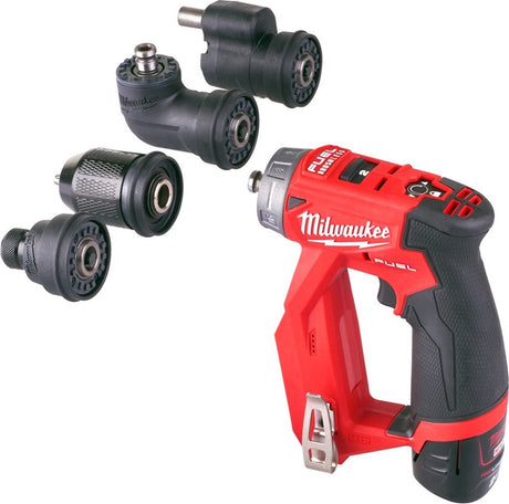 Milwaukee m12 fddxkit-202x Zestaw wiertarko-wkrętaków litowo-jonowych 12 V (2x akumulator 2,0 Ah) w pudełku HD - 34 nm