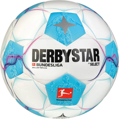 Derbystar Bundesliga Brilliant Replica V23 FIFA Basic Ball 162008c, unisex, biała, piłka do piłki nożnej, rozmiar: 5