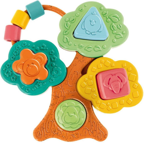 Sorter kształtów Chicco Baobab Eco+ Sorter kształtów wykonany w 80% z plastiku pochodzącego z recyklingu.