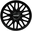 Kołpaki Sparco Roma 14 cali czarne - 4 sztuki