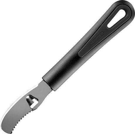 Obieraczka do pomarańczy Westmark z nożem karbowanym, długość: 19 cm, tworzywo sztuczne ze stali nierdzewnej, delikatne, czarne, 28342270