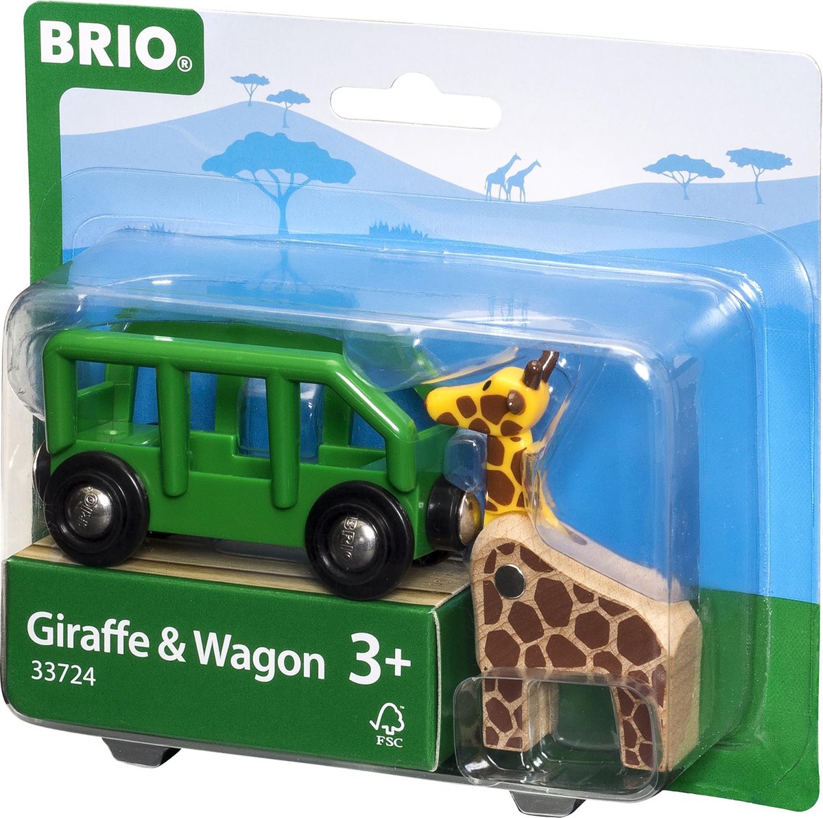 Wózek Brio z żyrafą - 33724
