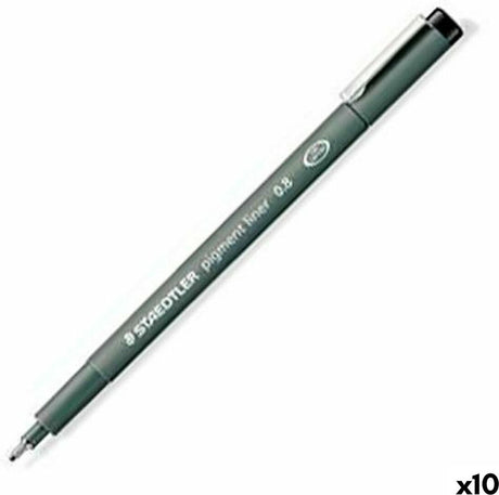 Staedtler - seria artystyczna - podkład pigmentowy - cienkopis - czarny - 0,05 mm - 10 sztuk