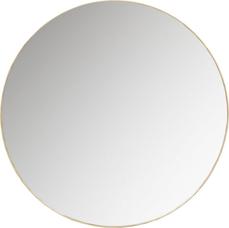 Lustro Woood Doutzen - metal - złoto - 80x80x5