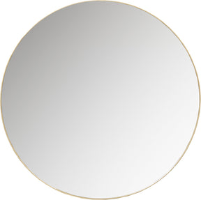 Woood doutzen spiegel - metaal - goud - 80x80x5