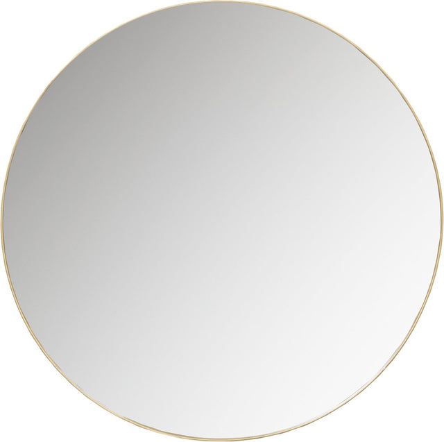 Woood doutzen spiegel - metaal - goud - 80x80x5