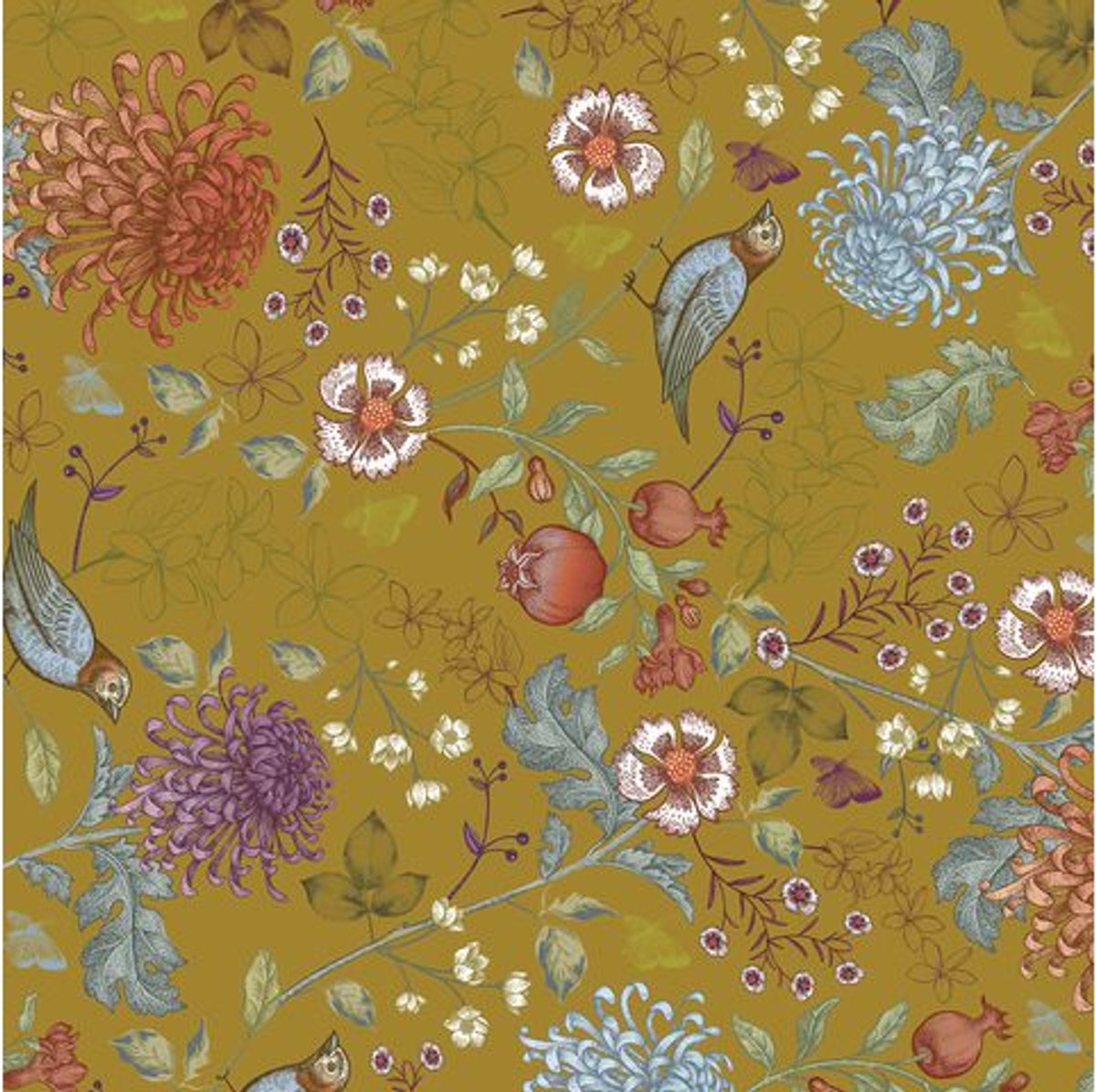 Papier kangaro w rolce - kwiat - 80 gramów - 70cm x 200 metrów