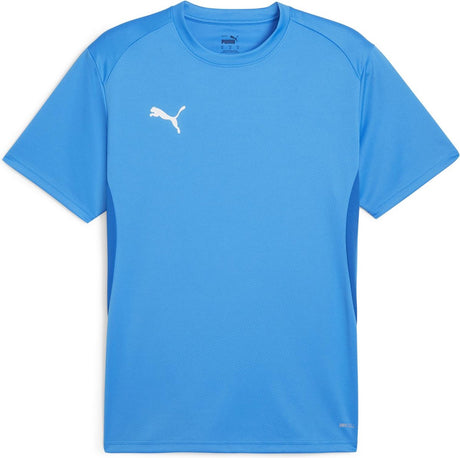Koszulka sportowa unisex Puma Teamgoal Matchday Jersey jr - elektryczna niebieska lemoniada - biała - Team Royal