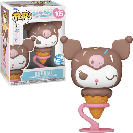 Funko-pop! idole: hello kitty i przyjaciele - kuromi #105, ekskluzywny gorący temat