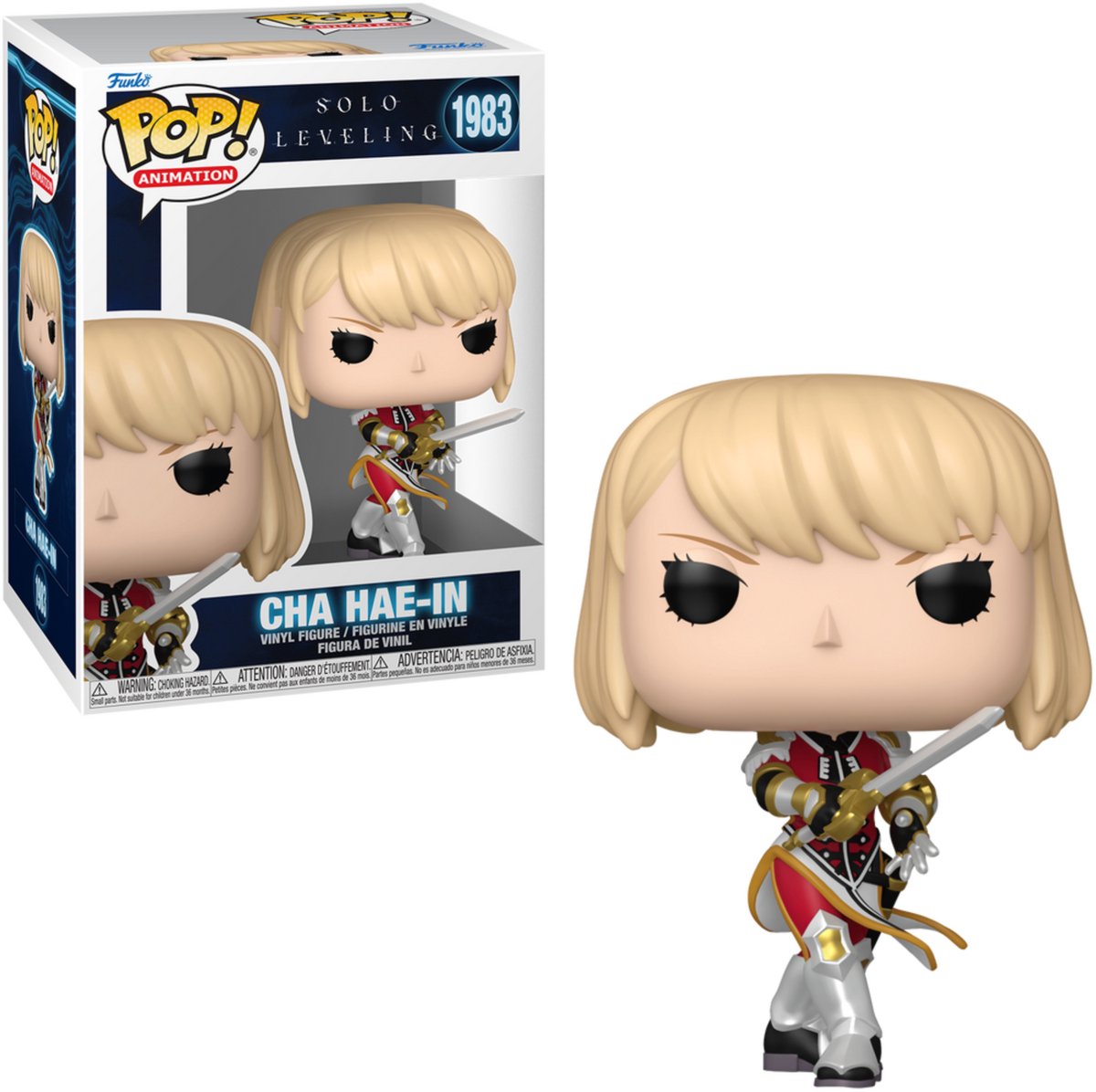 Funko solo, poziomowanie cha hae-w winylowej figurze 1983 unisex pop! - neutralny - standardowy