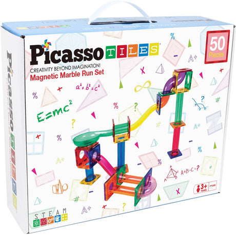 Marmurowy wybieg Selecta Picassotiles - magnetyczne płytki budowlane - 50 szt.
