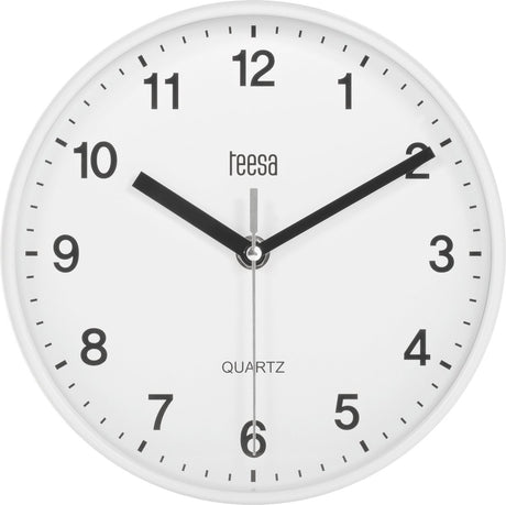 Analogowy zegar ścienny Teesa tsa0038 20 cm biały