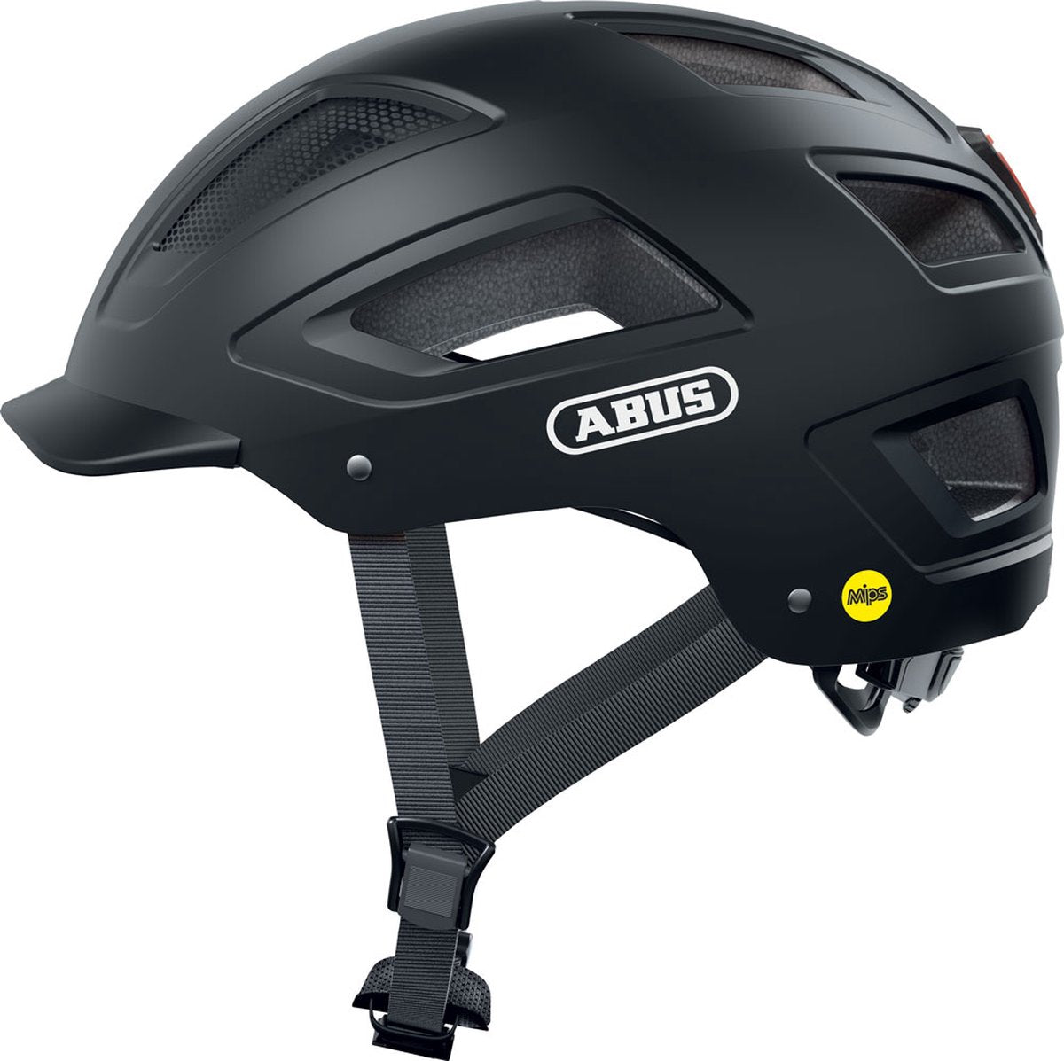 Abus hyban 2.0 mips - kask rowerowy aksamitny czarny m (52 - 58 cm)
