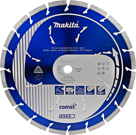 Diamentowa tarcza tnąca Makita kometa 230 x 22,23 x 10 mm - kometa