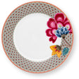 Pip studio blooming tales khaki ontbijtbord - 21cm - bruin - porselein