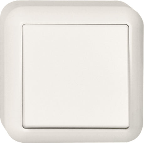 Przełącznik natynkowy Schneider electric - biały polarny - contura - - 381604