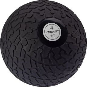 Piłka do gry w Avento - z profilem - 4 kg - czarny srebrnoszary