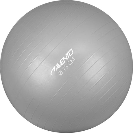 Piłka fitness Avento - piłka gimnastyczna - ø 75 cm - srebrna