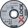Tarcza tnąca Bosch x-lock 125x1mm ze stali nierdzewnej, prosta