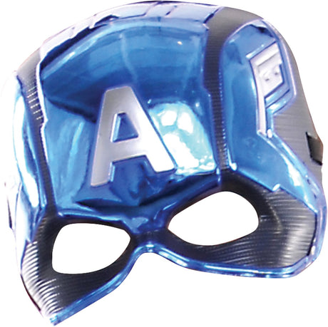Rubiny Maska kostiumowa Rubiego Kapitan Ameryka Avengers niebieska, jeden rozmiar