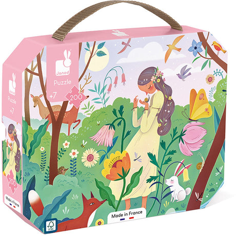 Janod - puzzle kartonowe - matka natura - 200 elementów