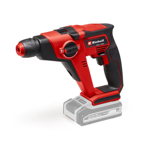 Akumulatorowa wiertarka udarowa Einhell te-hd 18 12 li solo - power x-change - 18 v li-ion - 1,3 y - sds-plus - lampa LED - nie dotyczy. akumulator i ładowarka