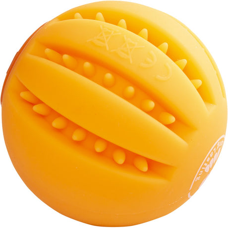 Duvo plus - zabawki dla zwierząt - pies - kula błyskowa led 6,4x6,4x6,4cm pomarańczowa - 1szt